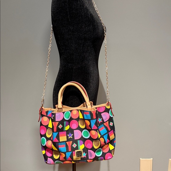 Dooney & Bourke Multicolor Graphic Shoulder Bag - Picture 15 of 15